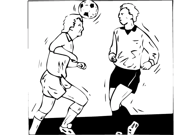 Fotboll 12 | Målarbilder | coloringpages.se